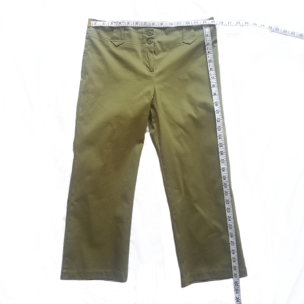 Olive Green Capris